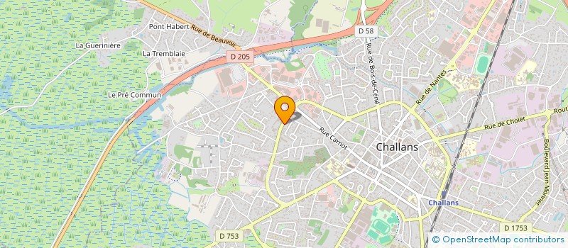 localisation de l'entreprise MONSIEUR ADJI SCHARTIER à CHALLANS
