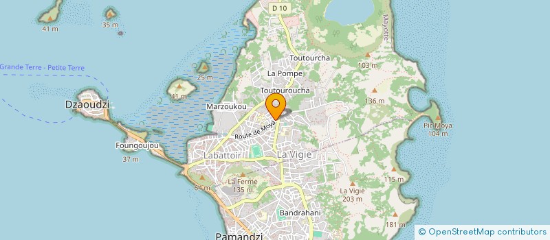localisation de l'entreprise MONSIEUR ADJIMAINNA MOUHIDINE à DZAOUDZI