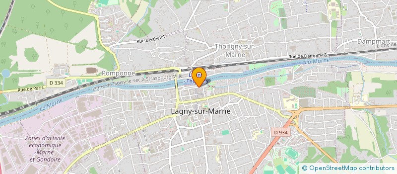 localisation de l'entreprise MONSIEUR ADJOVI ANGE  LAGNY-SUR-MARNE