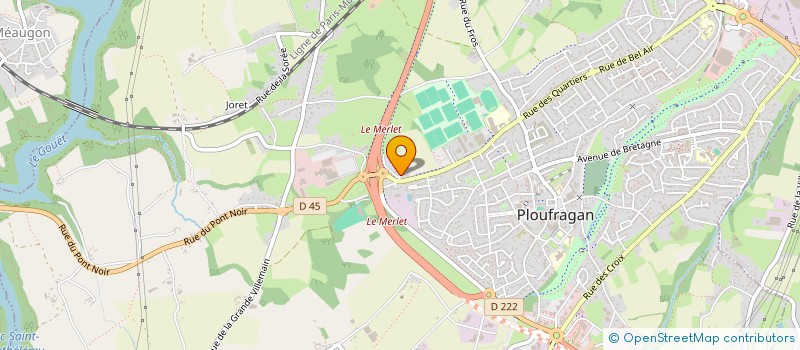 localisation de l'entreprise MONSIEUR ADLAN IDRAOUI  PLOUFRAGAN