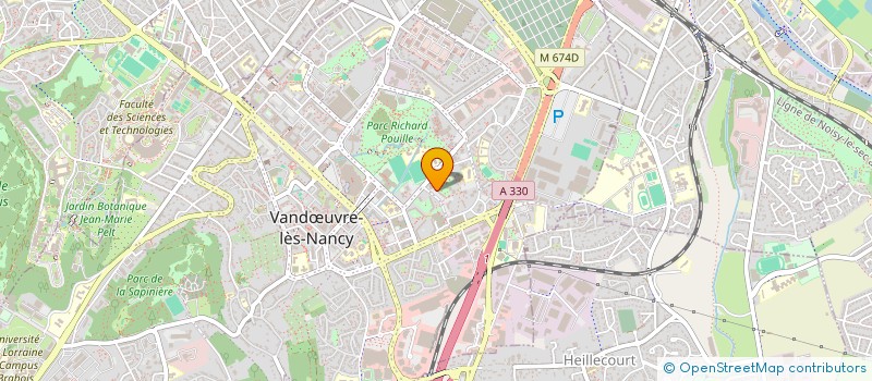 localisation de l'entreprise MONSIEUR ADLAN MASAKOV  VANDUVRE-LES-NANCY