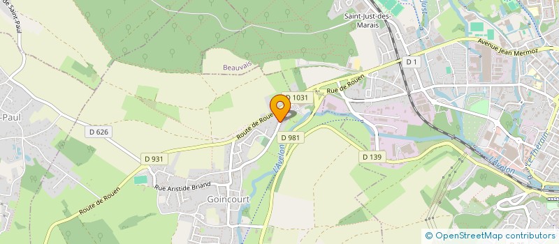 localisation de l'entreprise MONSIEUR ADLANE ABBIOUI  GOINCOURT