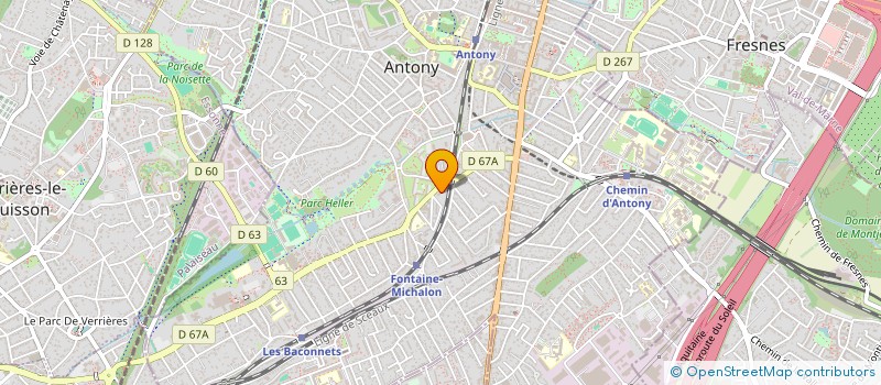 localisation de l'entreprise MONSIEUR ADLANE BELAA à ANTONY