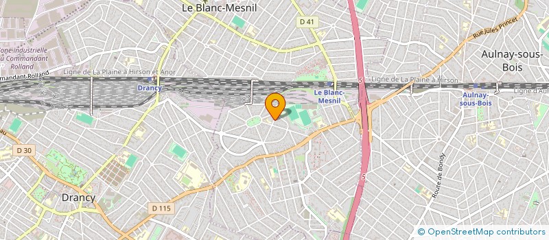 localisation de l'entreprise MONSIEUR ADLANE BOUSBIA à LE BLANC-MESNIL