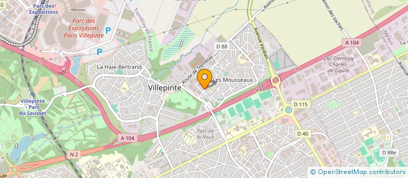 localisation de l'entreprise MONSIEUR ADLANE KOBTAN à VILLEPINTE