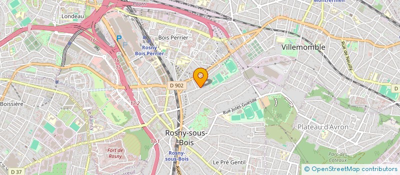 localisation de l'entreprise MONSIEUR ADLANE MEDDI  ROSNY-SOUS-BOIS