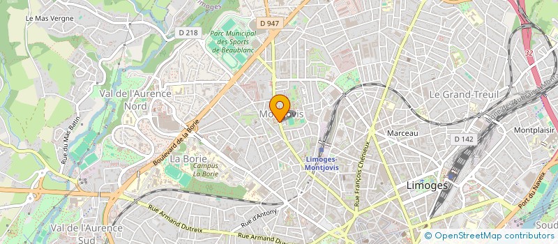 localisation de l'entreprise MONSIEUR ADLANE MIDOUN à LIMOGES