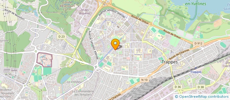 localisation de l'entreprise MONSIEUR ADLANE RAHMANI  TRAPPES