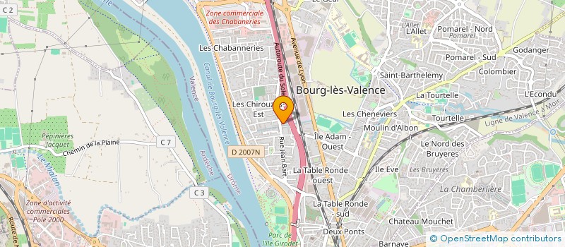 localisation de l'entreprise MONSIEUR ADLEINE KADDOURI  BOURG-LES-VALENCE