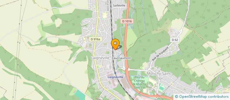 localisation de l'entreprise MONSIEUR ADLEN AISSANI  CREIL