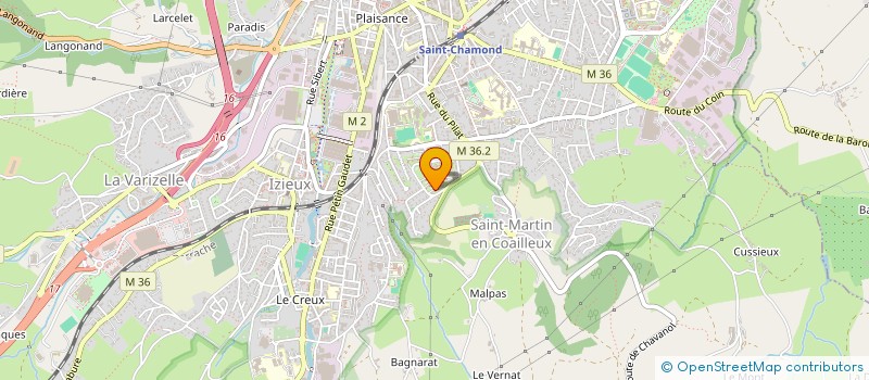 localisation de l'entreprise MONSIEUR ADLEN TRADE  SAINT-CHAMOND