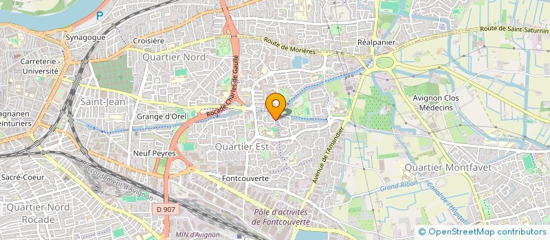 localisation de l'entreprise MONSIEUR ADLENE BEKHOUCHE  AVIGNON