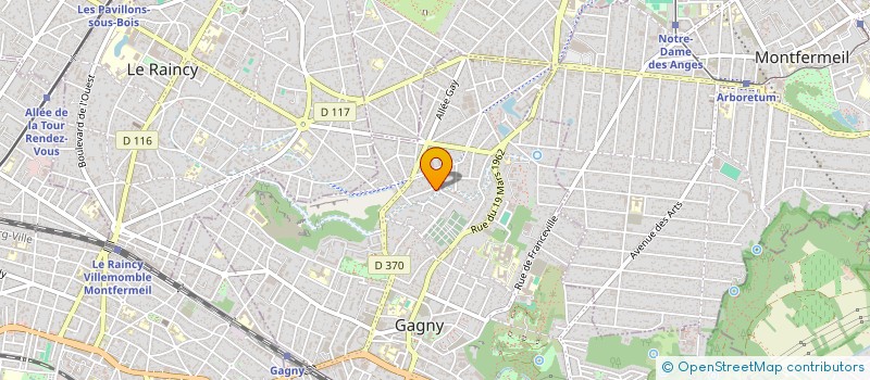 localisation de l'entreprise MONSIEUR ADLENE BENOMAR  GAGNY