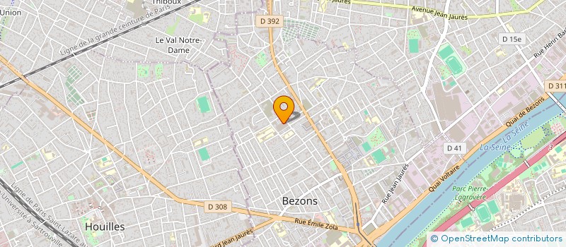 localisation de l'entreprise MONSIEUR ADLENE GHOBRINI  BEZONS