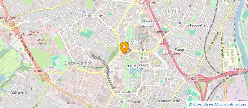 localisation de l'entreprise MONSIEUR ADLENE MESSABIH  TOULOUSE