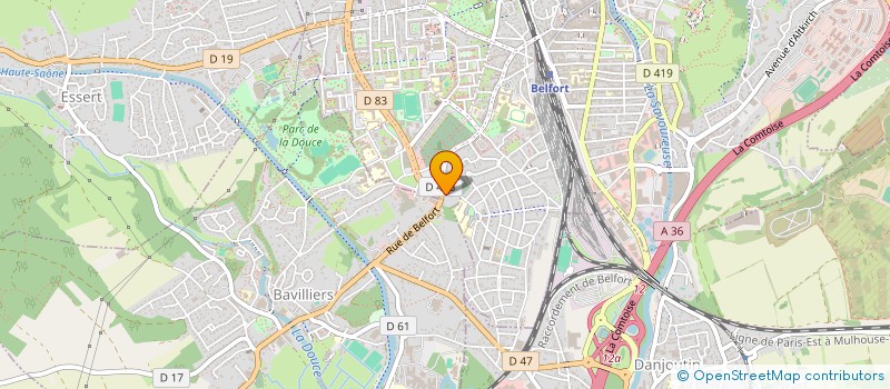 localisation de l'entreprise MONSIEUR ADLENE TRABI  BAVILLIERS