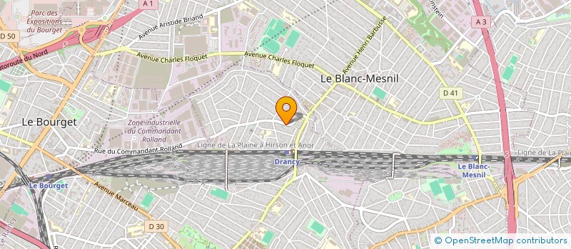 localisation de l'entreprise MONSIEUR ADMILSON FERNANDES DA SILVA  DRANCY