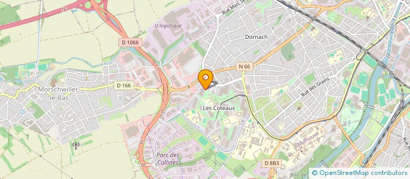 localisation de l'entreprise MONSIEUR ADMIR BJARAMI  MULHOUSE