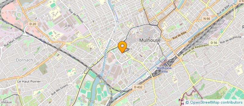 localisation de l'entreprise MONSIEUR ADMIR FEJZI  MULHOUSE