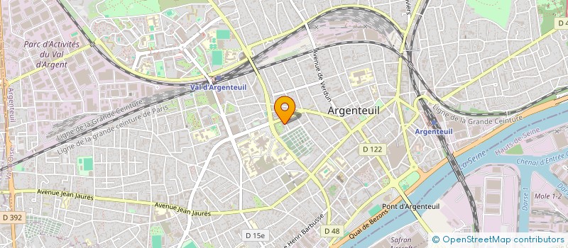 localisation de l'entreprise MONSIEUR ADMIR HAJDARI  ARGENTEUIL