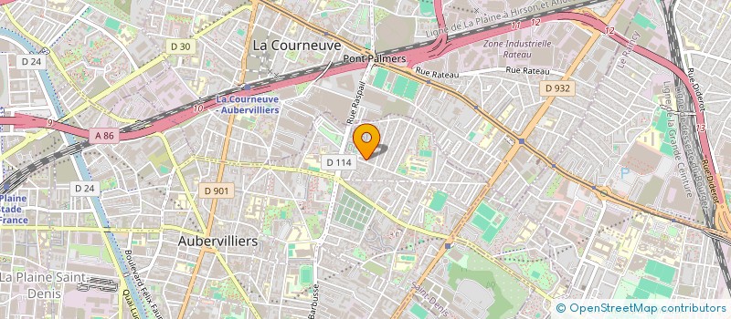 localisation de l'entreprise MONSIEUR ADMIR IDRIZOVIC à AUBERVILLIERS
