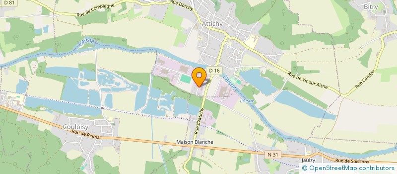 localisation de l'entreprise MONSIEUR ADMIR KAPETANOVIC  ATTICHY