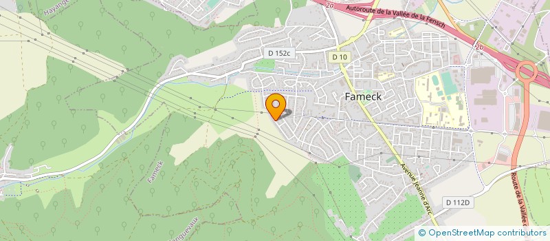 localisation de l'entreprise MONSIEUR ADMIR MAHMUTOVIC  FAMECK