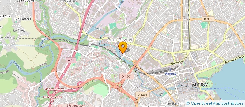 localisation de l'entreprise MONSIEUR ADMIR RRAHMANI à ANNECY