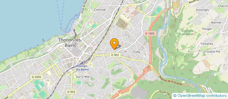 localisation de l'entreprise MONSIEUR ADNAN ALIU à THONON-LES-BAINS