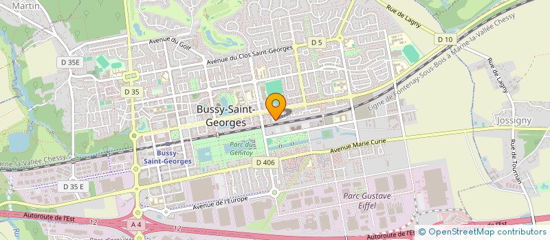 localisation de l'entreprise MONSIEUR ADNAN ASSAKAN  BUSSY-SAINT-GEORGES