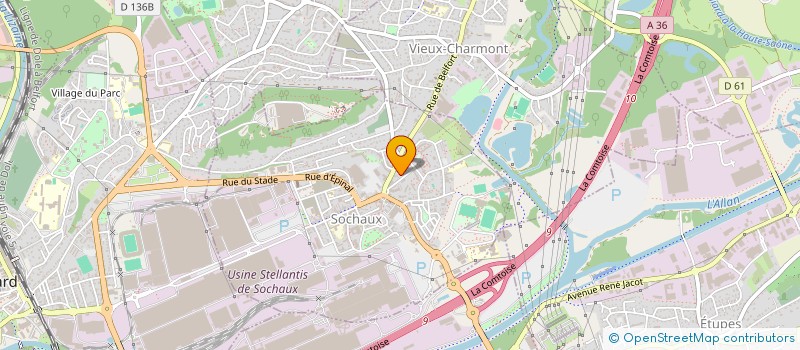 localisation de l'entreprise MONSIEUR ADNAN BUCAN à SOCHAUX