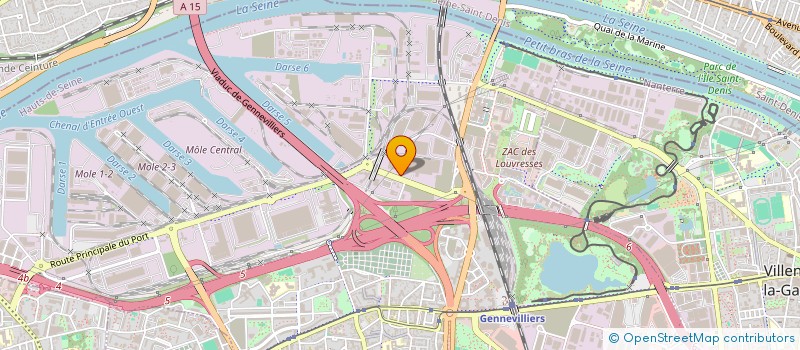 localisation de l'entreprise MONSIEUR ADNAN BUSATLIC  GENNEVILLIERS