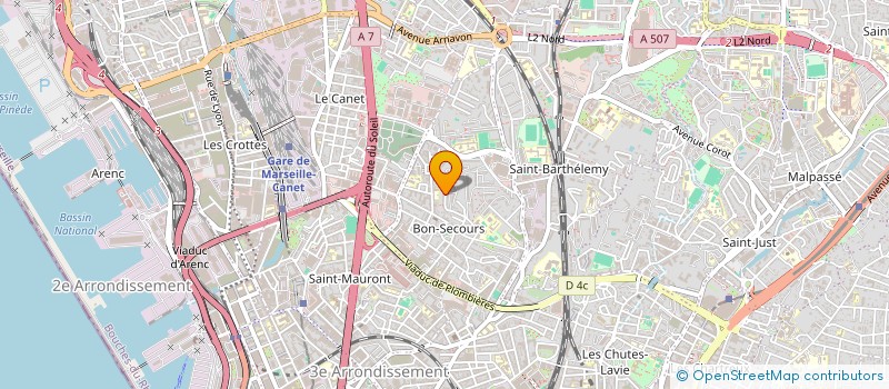 localisation de l'entreprise MONSIEUR ADNAN CHAARA à MARSEILLE