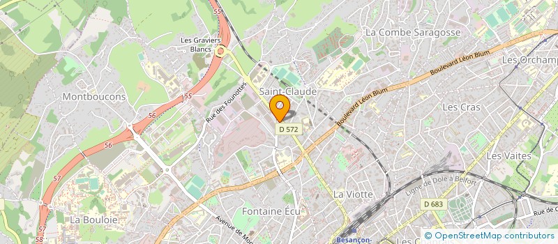 localisation de l'entreprise MONSIEUR ADNAN DENIZ à BESANCON