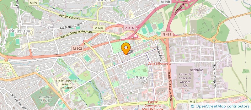 localisation de l'entreprise MONSIEUR ADNAN EDIZER  METZ