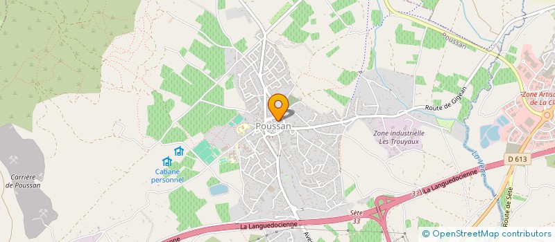 localisation de l'entreprise MONSIEUR ADNAN EL GHOTEI  POUSSAN