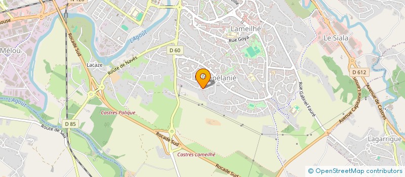 localisation de l'entreprise MONSIEUR ADNAN HASSAN  CASTRES