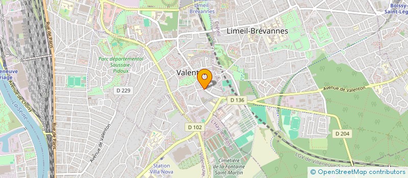 localisation de l'entreprise MONSIEUR ADNAN PELINKOVIC à VALENTON
