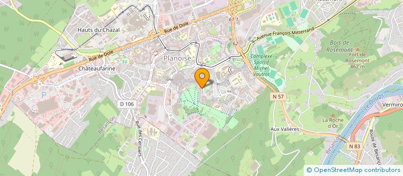 localisation de l'entreprise MONSIEUR ADNAN RAMADANI  BESANCON