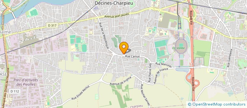 localisation de l'entreprise MONSIEUR ADNAN TOMA à DECINES-CHARPIEU