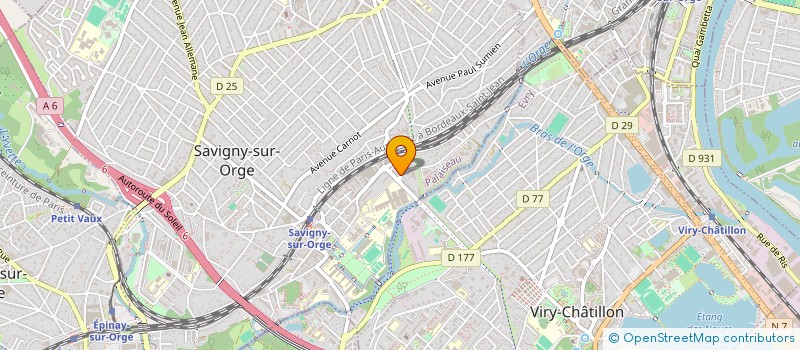 localisation de l'entreprise MONSIEUR ADNANE BENDJEDDOU  THIAIS