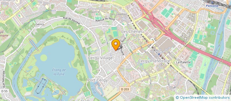 localisation de l'entreprise MONSIEUR ADNANE CHERKI  CERGY