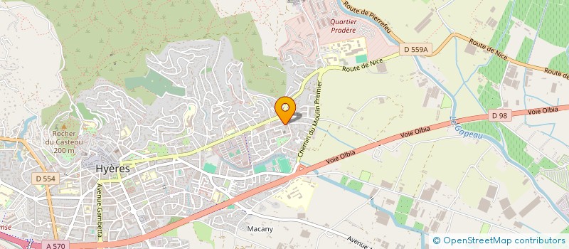 localisation de l'entreprise MONSIEUR ADNANE GUELLATI à HYERES