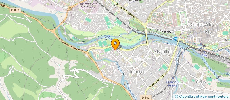 localisation de l'entreprise MONSIEUR ADNANE MOHAMED-ZEINI TAGADI  JURANCON