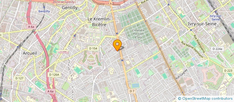 localisation de l'entreprise MONSIEUR ADNANE MOULA KARIMDJY à LE KREMLIN-BICETRE