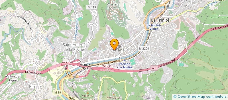localisation de l'entreprise MONSIEUR ADNANE OUBJA à NICE