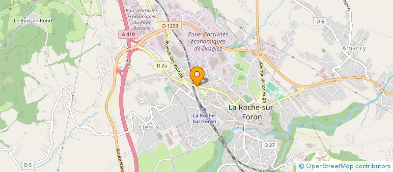 localisation de l'entreprise MONSIEUR ADNANE SAIDI  LA ROCHE-SUR-FORON