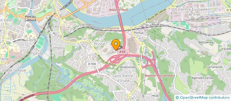 localisation de l'entreprise MONSIEUR ADNANE SAOUDI à BAYONNE