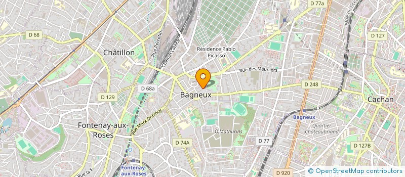 localisation de l'entreprise MONSIEUR ADNANE SMAALI à BAGNEUX