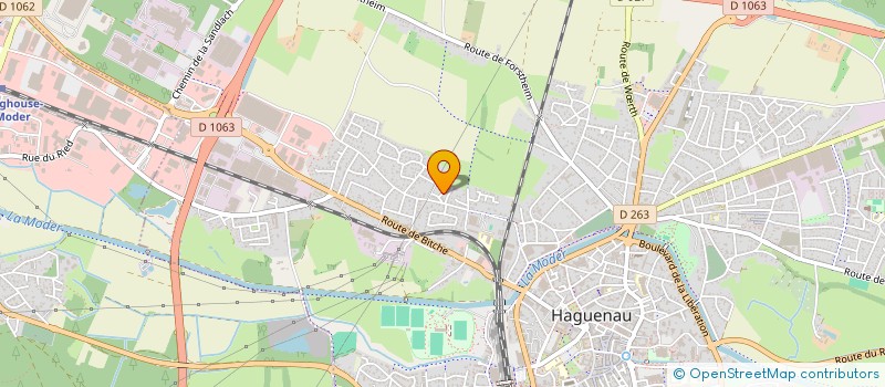 localisation de l'entreprise MONSIEUR ADNEN TRABELSI  HAGUENAU